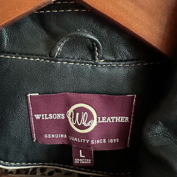 Leather Coat with Belt - Picture 2 of 4